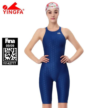 Professional Knee Sports Swimming Suit for Women